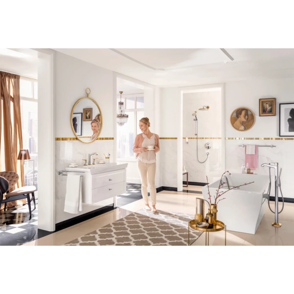 смеситель для раковины с донным клапаном hansgrohe metropol classic 31331090