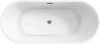 ванна акриловая отдельностоящая belbagno uno bb701-1400-720-k