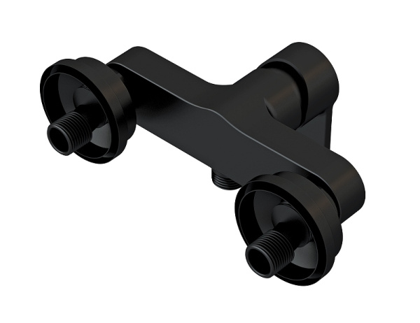 смеситель для душа cersanit brasko black 63109 черный матовый