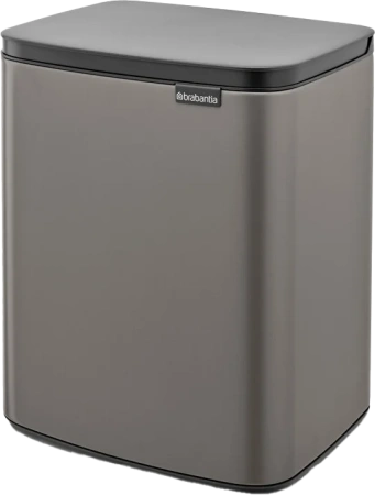 Мусорное ведро Brabantia Bo 230387 12 л, платиновое
