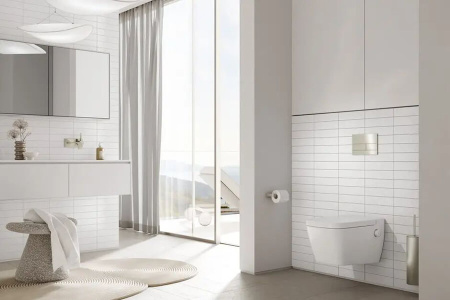 кнопка смыва tece tecesquare 9240802 для инсталляции, белый/хром