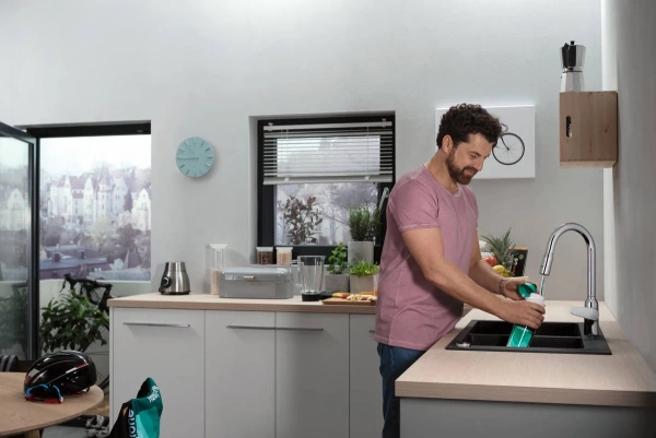 смеситель для кухни hansgrohe focus m42 71800000, хром