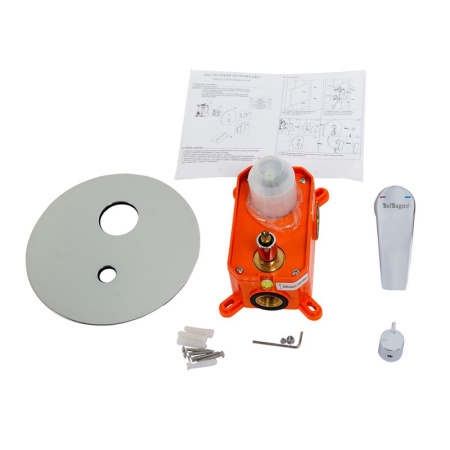 смеситель для душа belbagno ancona ancona-vdi-crm с внутренней частью,