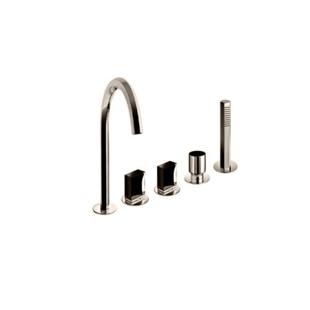 Смеситель на борт ванны Fantini Venezia 29 95 N465S никель