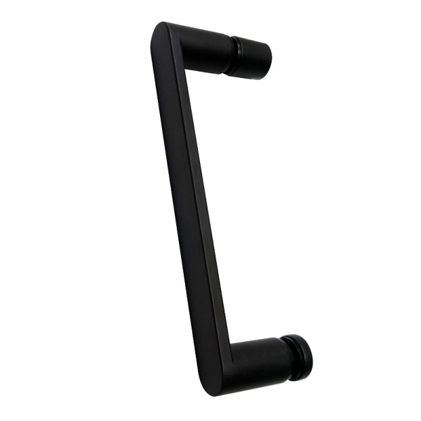 душевая дверь abber sonnenstrand 120 ag04120bs профиль черный, стекло прозрачное