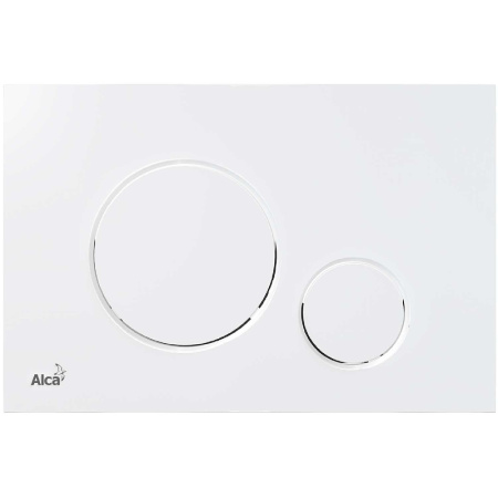 Кнопка для инсталляции AlcaPlast Thin M670 цвет белый