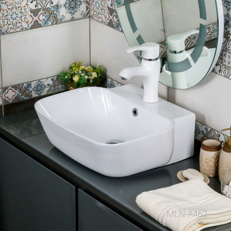 Накладная раковина в ванную Melana 50 см, MLN-A462