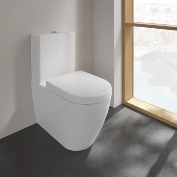 унитаз напольный безободковый villeroy&boch subway 2.0 5617r001 белый