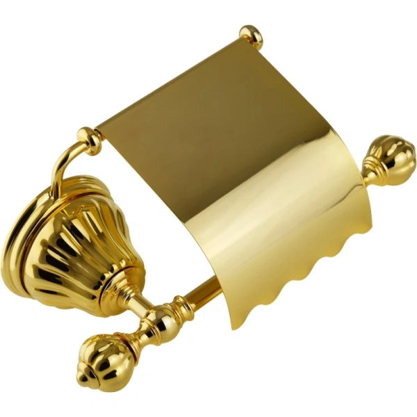 Держатель туалетной бумаги Migliore Olivia 26176 с крышкой, цвет золото