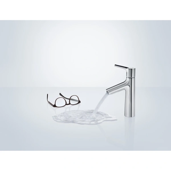 смеситель для раковины 100, lowflow, с донным клапаном hansgrohe talis s 72024000