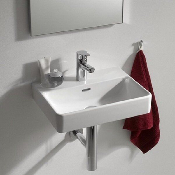 раковина подвесная 45х34х8.5 см laufen pro s 8.1596.1.000.104.1, цвет: белый