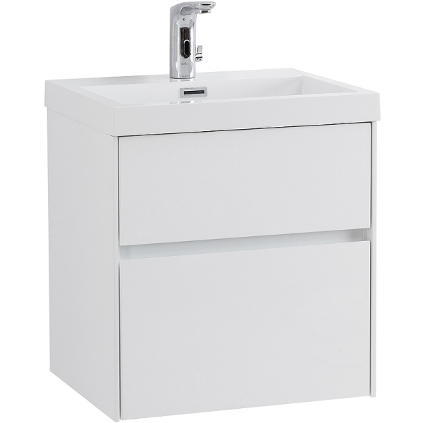 тумба под раковину belbagno pietra mini 50 pietra mini-500as-2c-so-bl подвесная bianco lucido