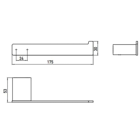 держатель запасного рулона emco loft 0505 001 00 хром