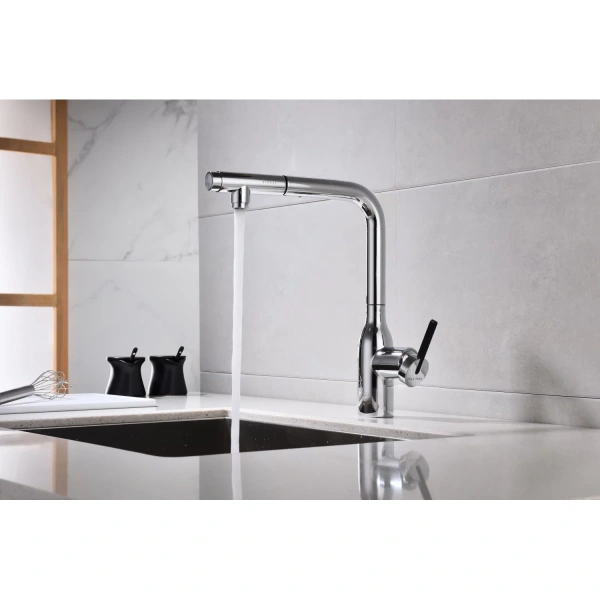 смеситель для кухни с подключением к фильтру paulmark viper vi213105-cr, цвет хром