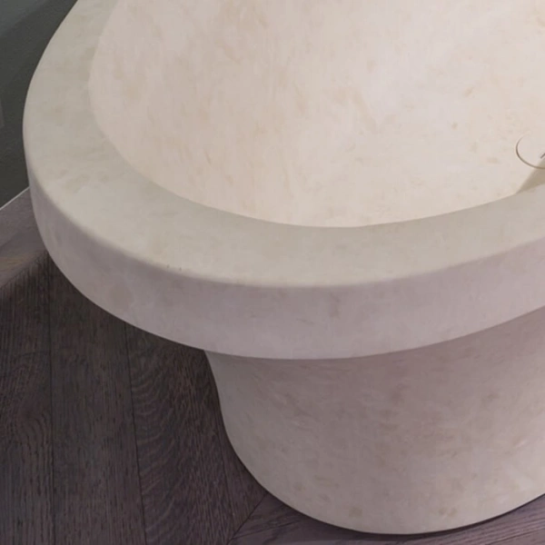 ванна из минерального литья antonio lupi epoque epoque камень luna