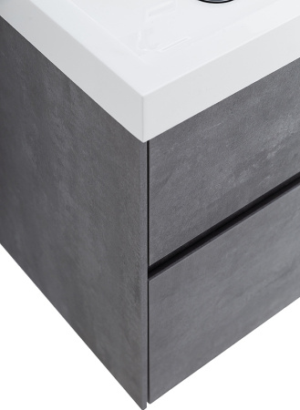 тумба для раковины belbagno pietra mini-500as-2c-so-scm, подвесная, цвет stucco cemento