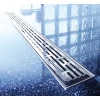 решетка tece tecedrainline "basic" 601510: прямая, нержавеющая сталь, 150 см, глянец