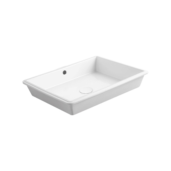 раковина накладная 55 см simas top e lavabi d arredo s60 bi, цвет: белый