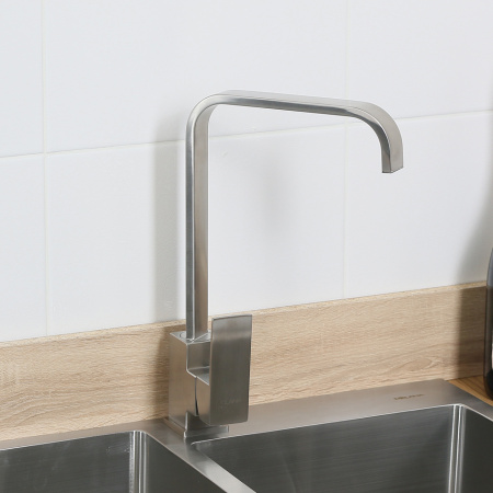 Смеситель Melana F8113 для кухни, цвет сатин