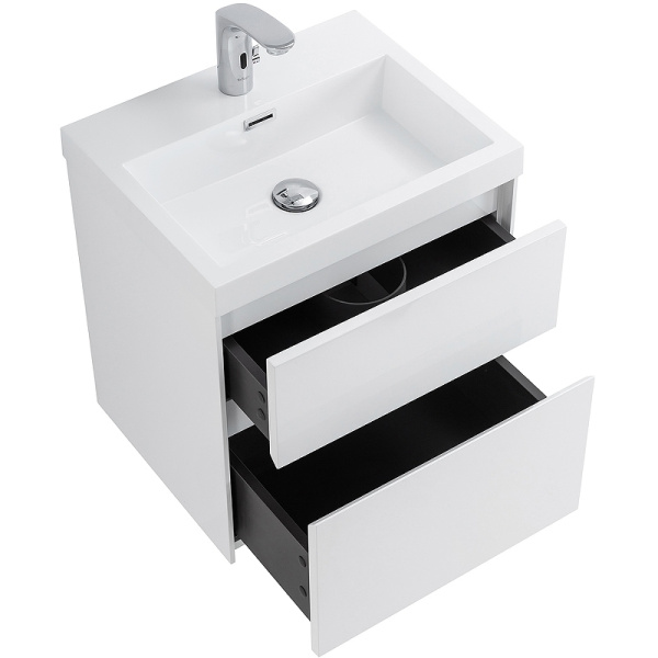 тумба под раковину belbagno pietra mini 50 pietra mini-500as-2c-so-bl подвесная bianco lucido