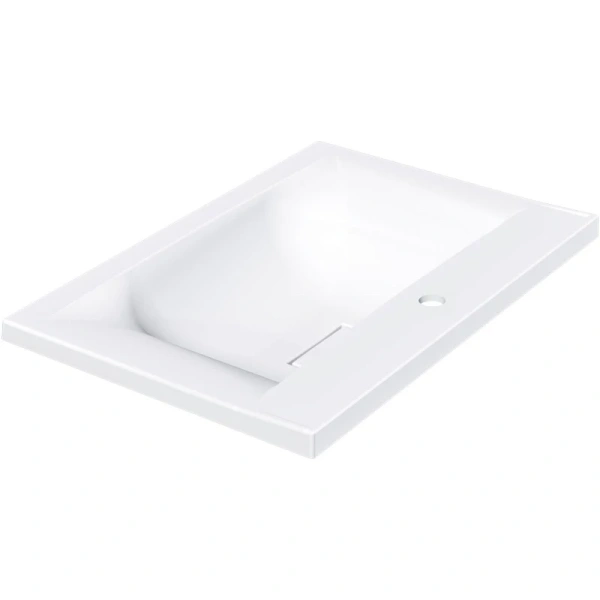 раковина vincea vcb-3m650w 65х45 см, белая