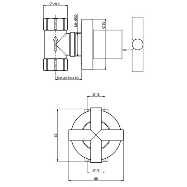 внешняя часть fima carlo frattini maxima f5323/1cr