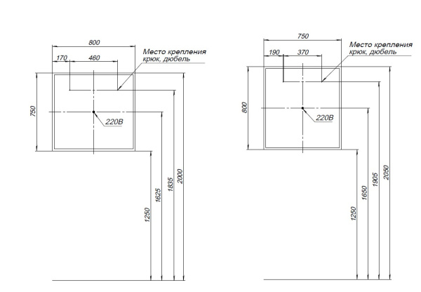 зеркало aquanet оптима 80 белый матовый