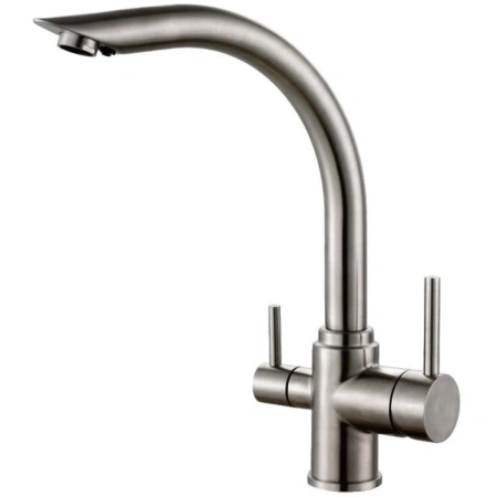 Смеситель для кухни Haiba HB70304 цвет нержавеющая сталь