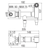 комплект гигиенического душа nobili av00600bm встроенный матовый черный