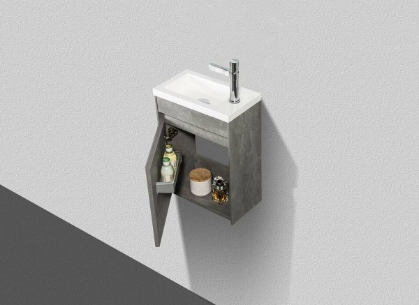 тумба под раковину belbagno pietra mini 40 pietra mini-400-1a-so-scm-l подвесная cemento