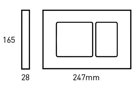кнопка для инсталляции bocchi cesano 8200-0030 цвет хром матовая