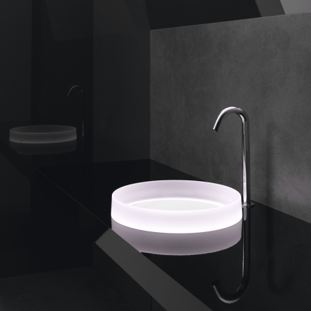 раковина в ванную накладная 40 см toto luminist mrz700bcb1