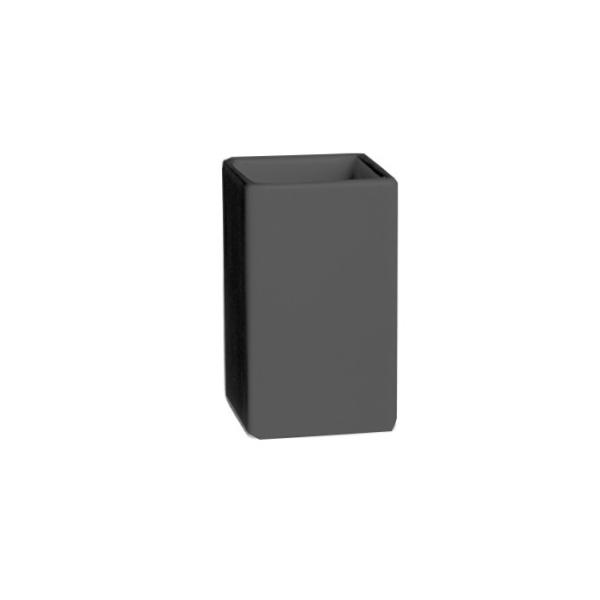 Стакан для зубных щёток Fantini Linea 96 P4 7631 черный матовый Стакан для зубных щёток Fantini Linea 96 P4 7631 черный матовый