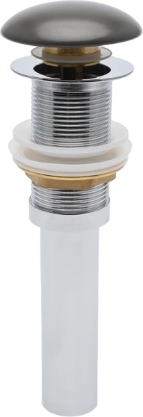 Донный клапан AQUAme AQM7002-0MDG клик клак, темно-серый матовый