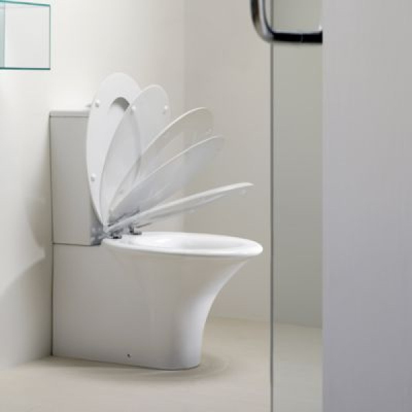 чаша унитаза hatria sculture yxz401 без сиденья, размер 40x72 см, цвет белый