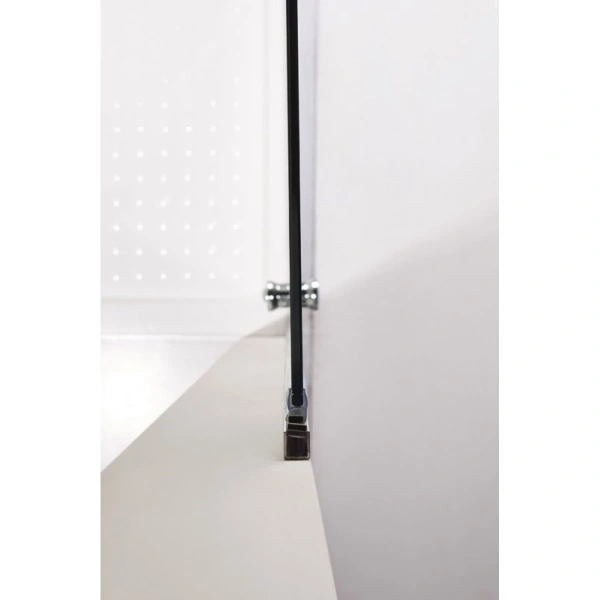 душевая дверь cezares eco 90 eco-o-b-1-90-c-nero профиль черный стекло прозрачное