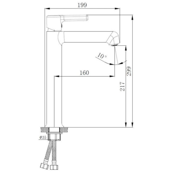 смеситель для раковины haiba hb11814