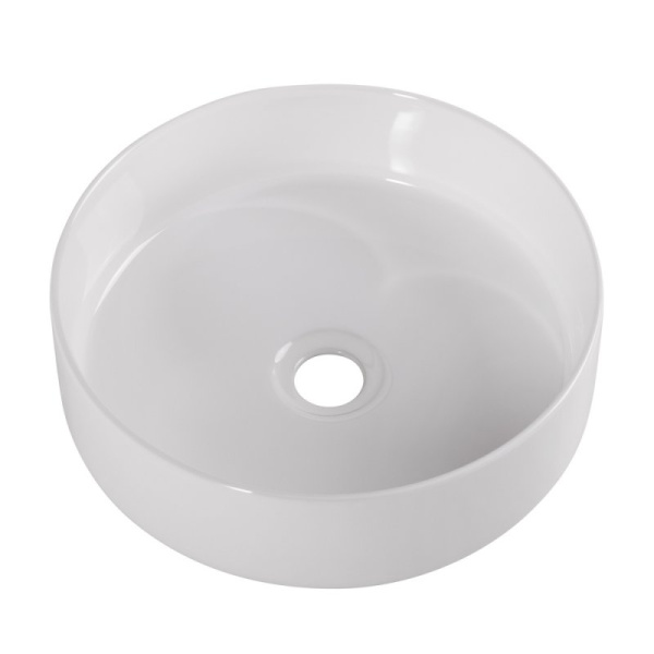 раковина belbagno bb1357 накладная, ø36 см, белая