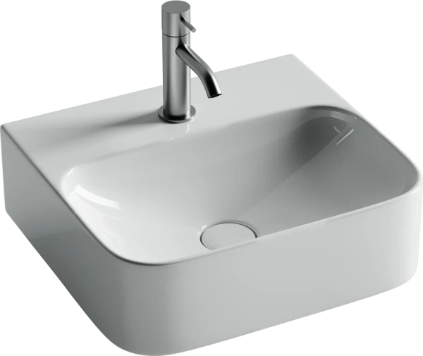 Раковина Ceramicanova Aura CN2005 подвесная, 43.5x35 см, белая