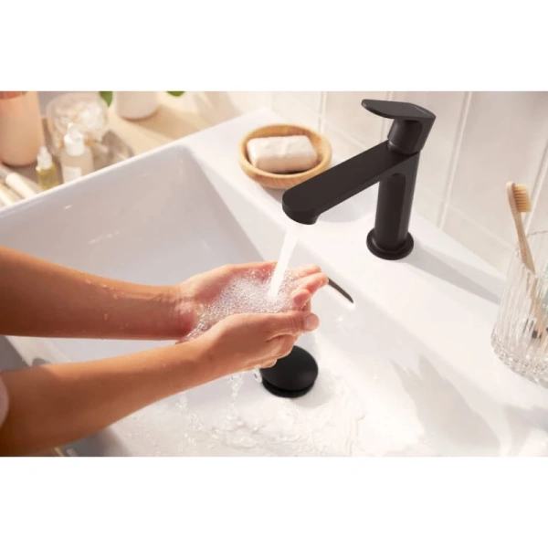смеситель для раковины без донного клапана coolstart hansgrohe rebris s 72520670