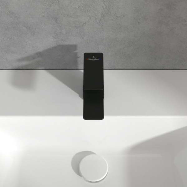 смеситель для раковины с донным клапаном villeroy & boch subway 3.0 tvw112001000k5