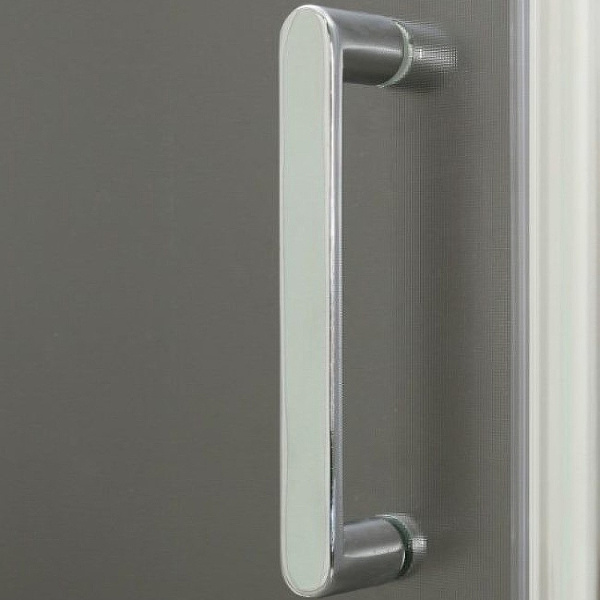 душевая дверь belbagno unique 115 unique-bf-1-100/115-m-cr профиль хром стекло матовое