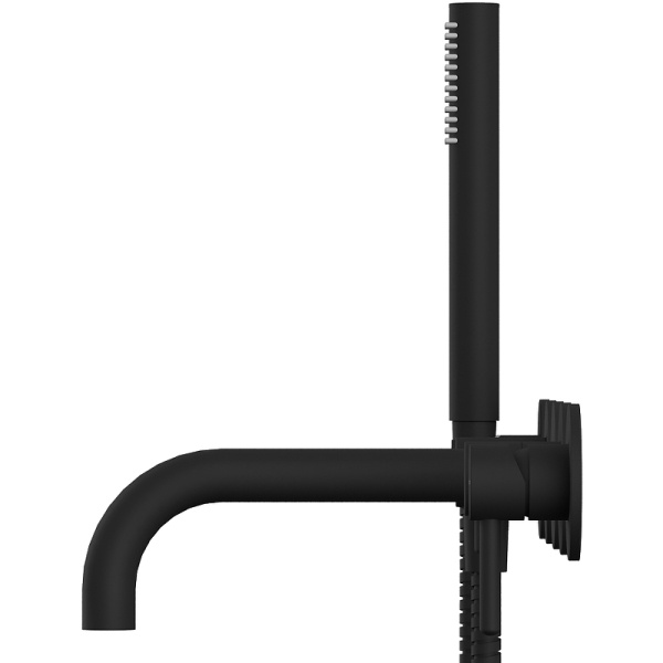 смеситель для ванны whitecross y black y1240bl черный матовый