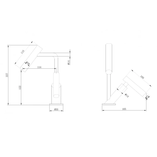 смеситель для раковины abber zeitlos af8914