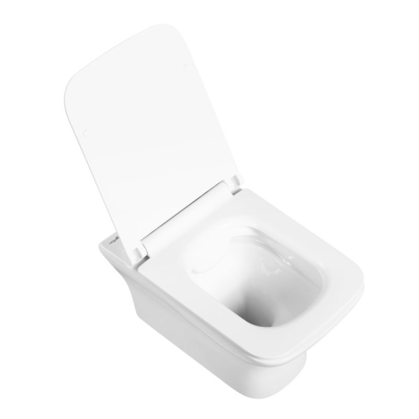 унитаз подвесной безободковый belbagno romano bb248chr-sm, без сиденья, цвет белый.