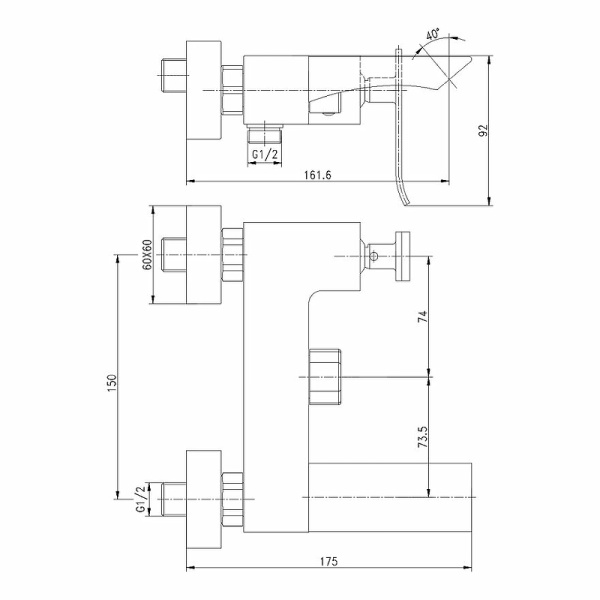 смеситель для ванны lemark contest lm5814cw хром белый