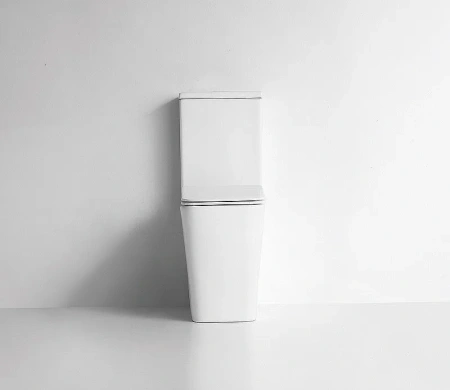 унитаз компакт ceramalux tr2170-1 с бачком и сиденьем микролифт, цвет белый