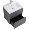тумба для раковины belbagno pietra mini-500as-2c-so-scm, подвесная, цвет stucco cemento