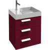 раковина полувстраиваемая jacob delafon rythmik 60 exq112-00, белая