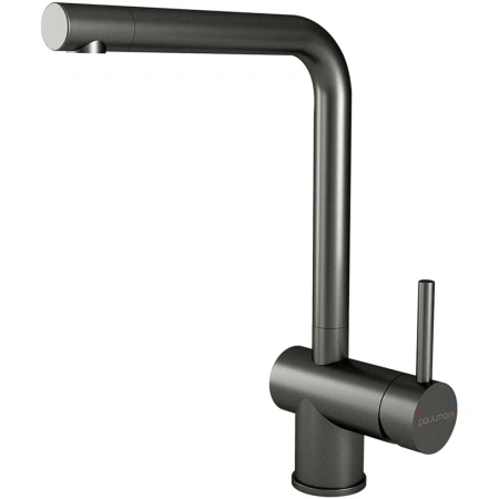 Смеситель для кухни Paulmark Spring Sp212067-GM, вороненая сталь
